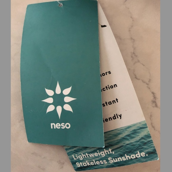 NESO 1 BEACH TENT SUNSHADE SUN SHELTER CANOPY - BLACK - Picture 6 of 6